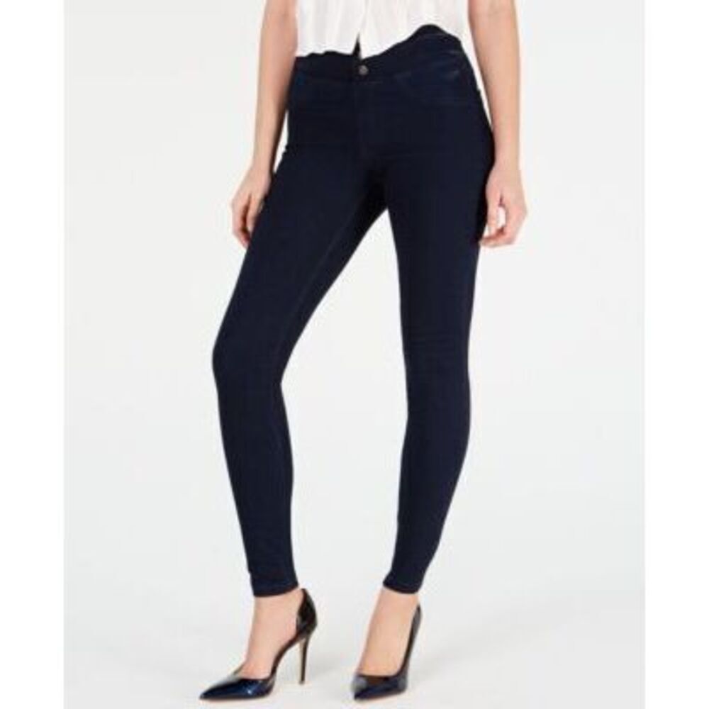 Hue Women’s Navy Original Smoothing Denim Leggings XS NWT
